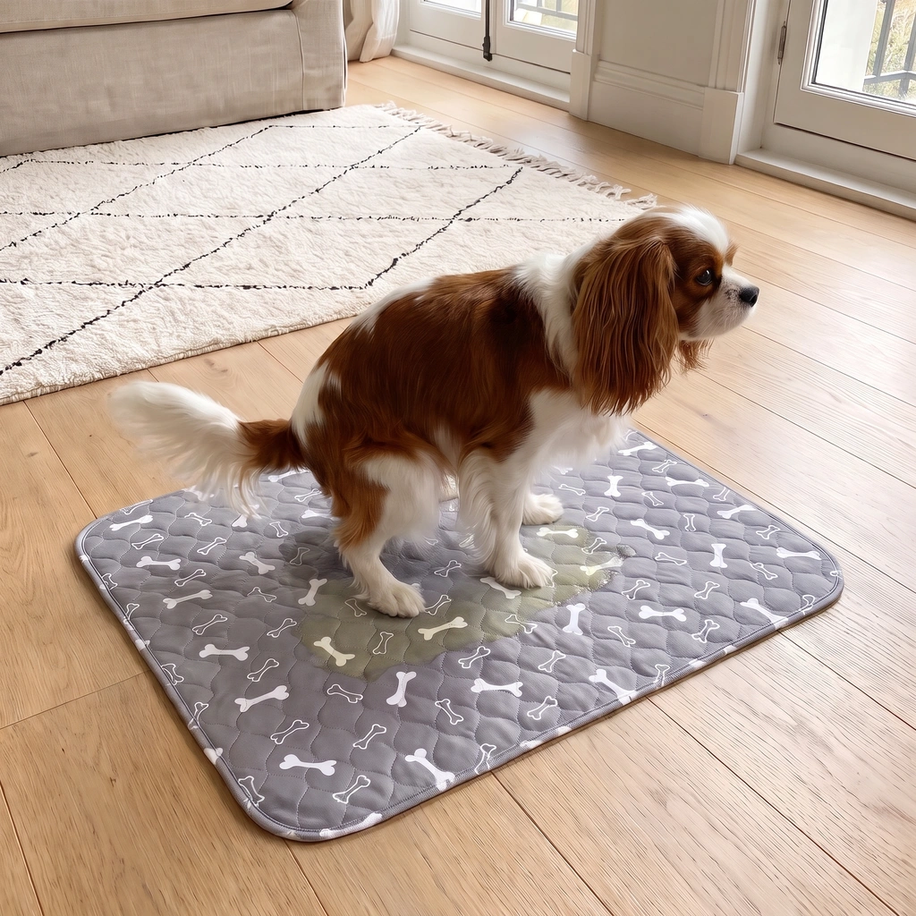 Après : le chien fait sur EduPropre