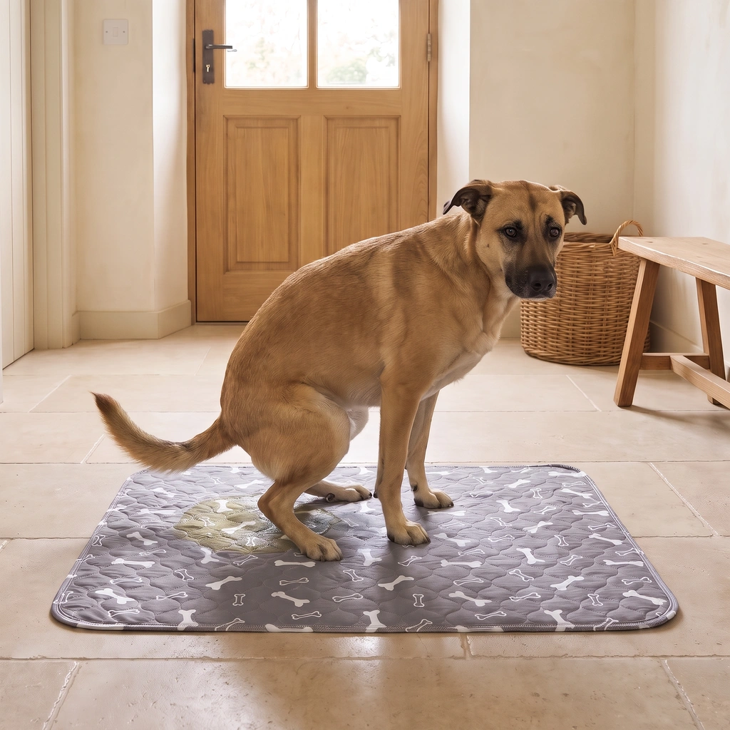 Après : le chien fait sur EduPropre