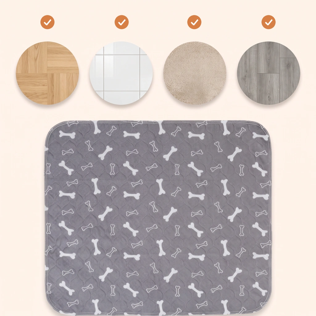 Le tapis tient sur tous les sols