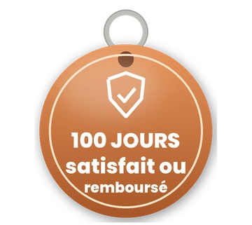Médaille 100 jours satisfait ou remboursé