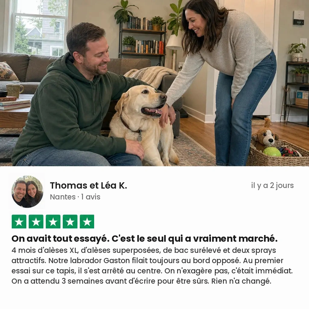 Avis de Thomas et Léa K. avec leur labrador