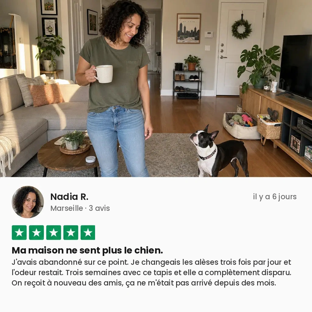 Avis de Nadia R. avec son chien