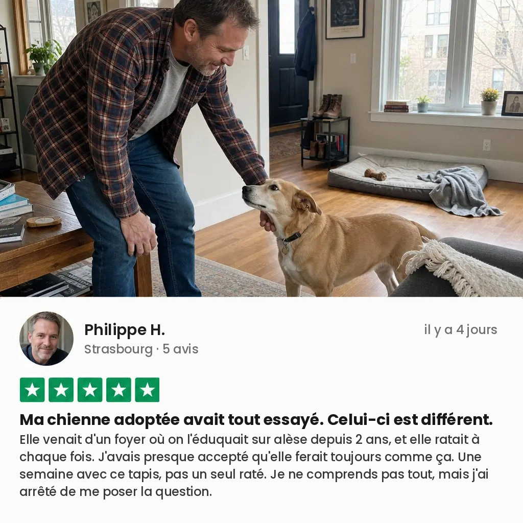 Avis de Philippe H. avec sa chienne